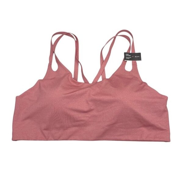 NWT ADIDAS Yoga Luxe Studio Light- Support Fire Bra Sz 2XL C Cup - Picture 5 of 9